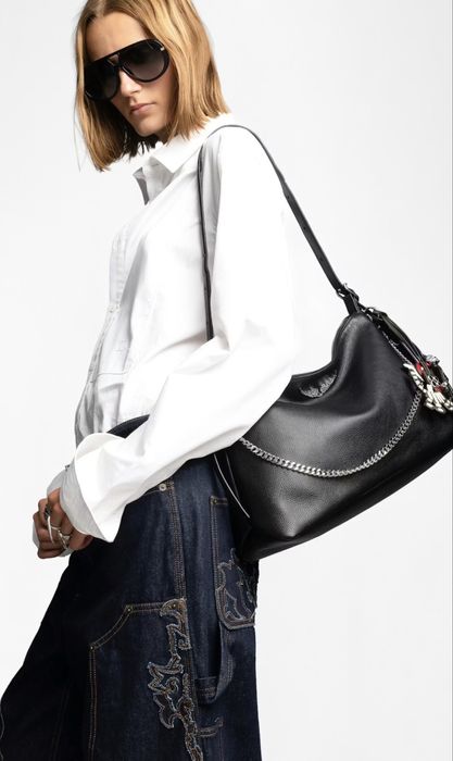 Сумка кожаная Zadig & Volraire