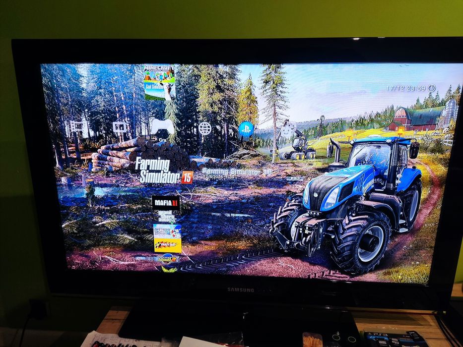 Sony PS3 Superslim 500GB Przerobiona HEN + 51 gier GTA V Farming Simulator Minecraft