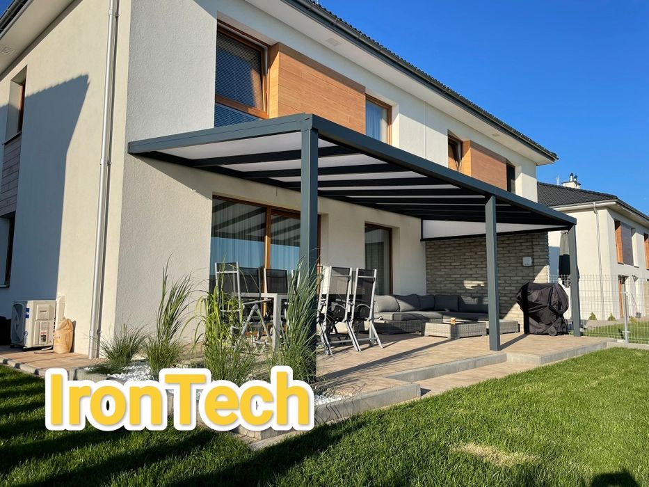 Aluminiowe zadaszenia tarasów | Wiaty | Altany. Montaż