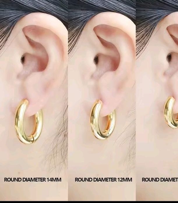 12 brincos ,6 pares Aço inoxidável