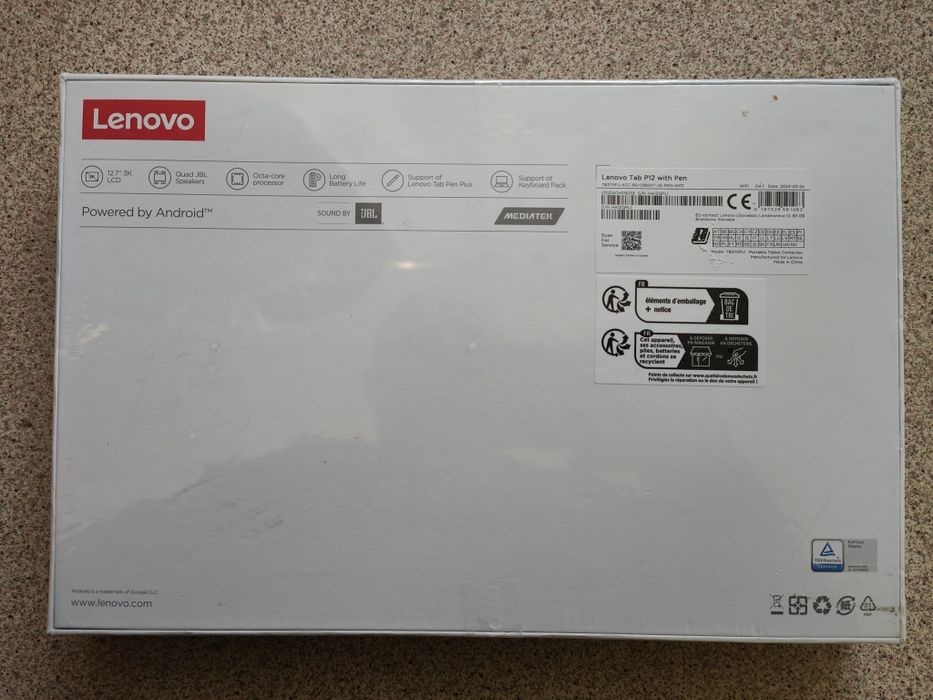 Lenovo Tab P12 8/128GB Wi-Fi Grey + Pen (TB370FU). Гарантія