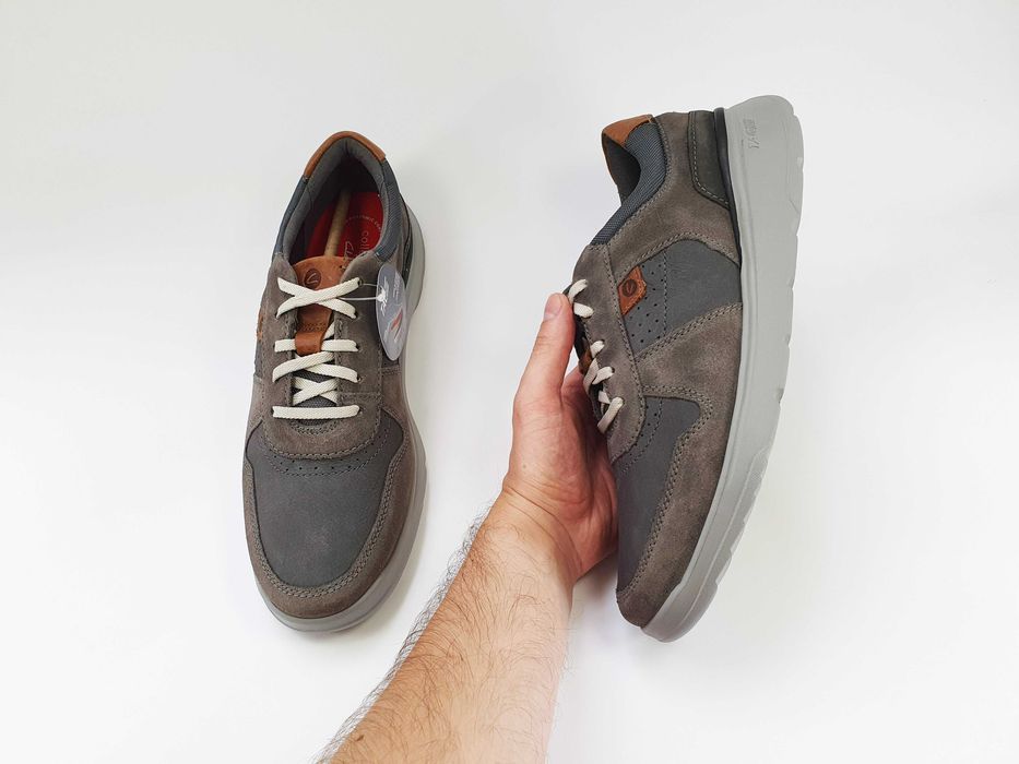 Мужские кроссовки Clarks оригинал 44.5 28.5-29 см 10 UK серые