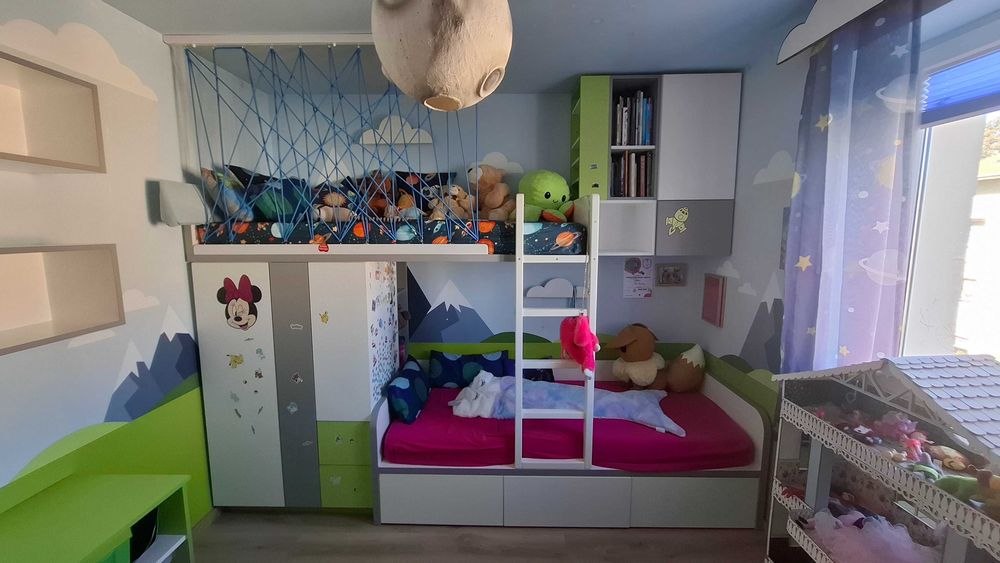 Meble dziecięce piętrowe łóżko
