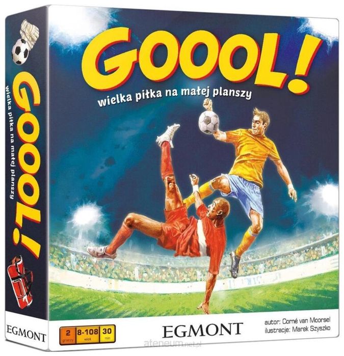 GOOOL! Wielka piłka na małej planszy Egmont pudełko,200x200x50 mm