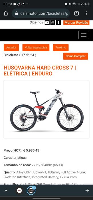 Husqvarna Hard Cross 7 ebike 2021 L
