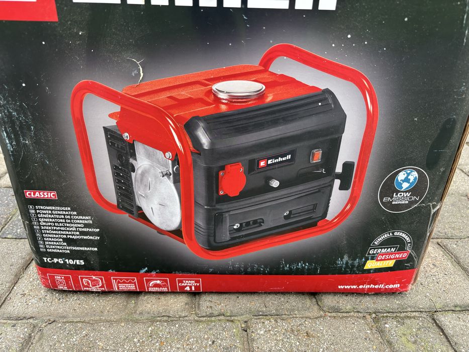 Agregat prądotwórczy przenośny Einhell 1000 W benzyna TC-PG 10/E5