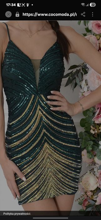 Sukienka mini sylwestrowa