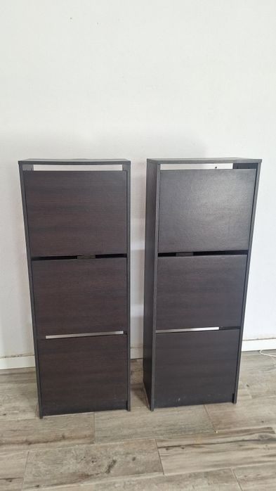 2 sapateiras ikea wengué