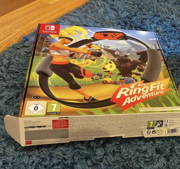Nintendo Switch Ring Fit Adventure – Completo e em excelente estado