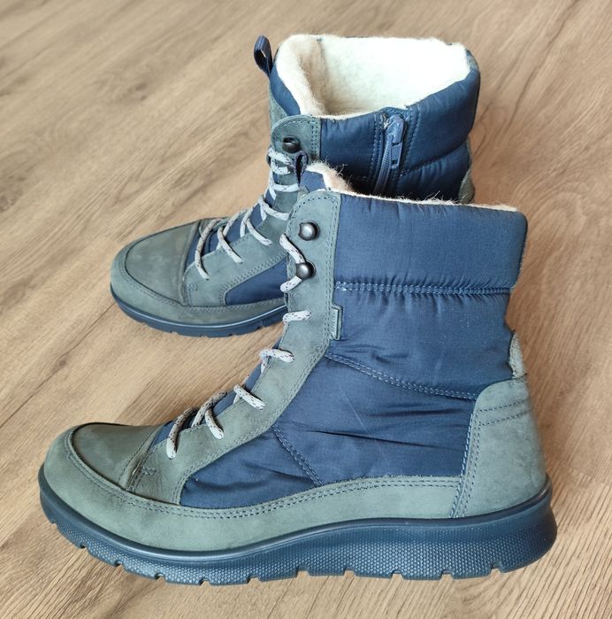 Зимние женские ботинки ECCO р.39, стельки 25,5 см
