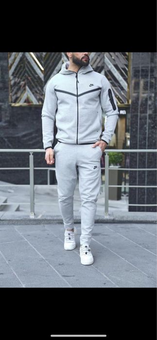 Dresy nike tech fleece szare