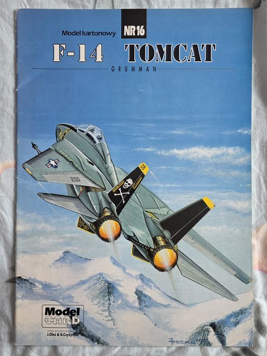 Model Card nr 16 F14 Tomcat