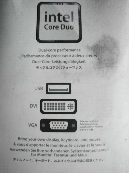 MAC Mini Apple 1.66/2x512/60/COMBO/AP/BT/IEA