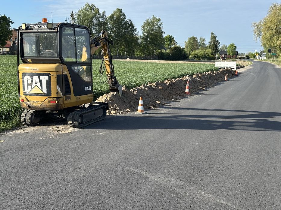 Minikoparka, wywrotka 3,5t, Wyrzysk, Piła, Chodzież,
