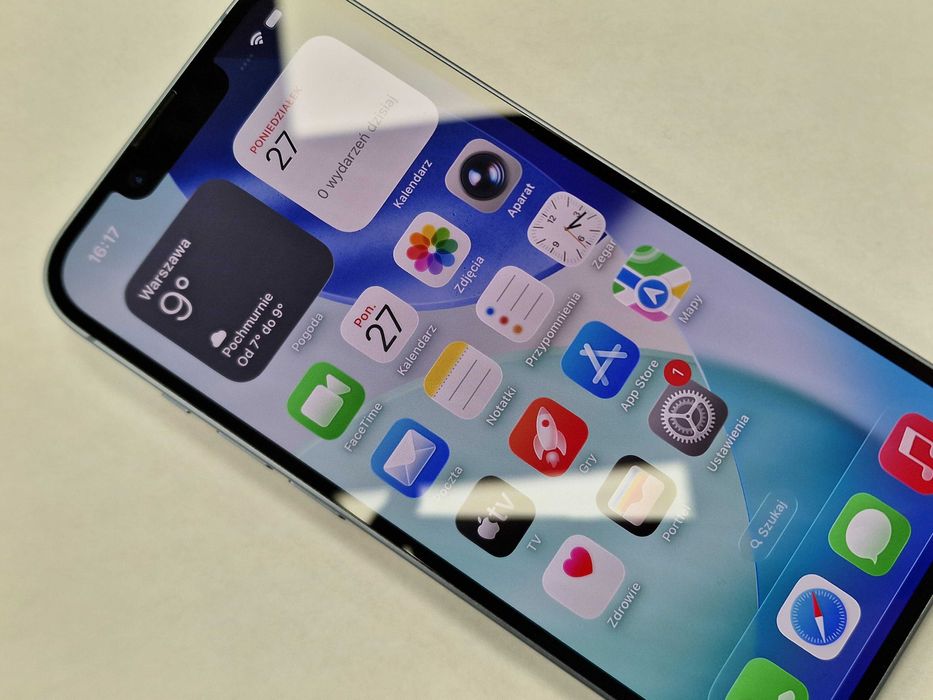 Iphone 14 128GB/ Blue/ Niebieski/ BAT 85%/ Grade A + ładowarka