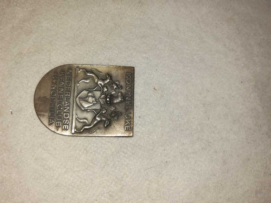Rara Medalha Países Baixos Kennel Club Cynophilia 1920