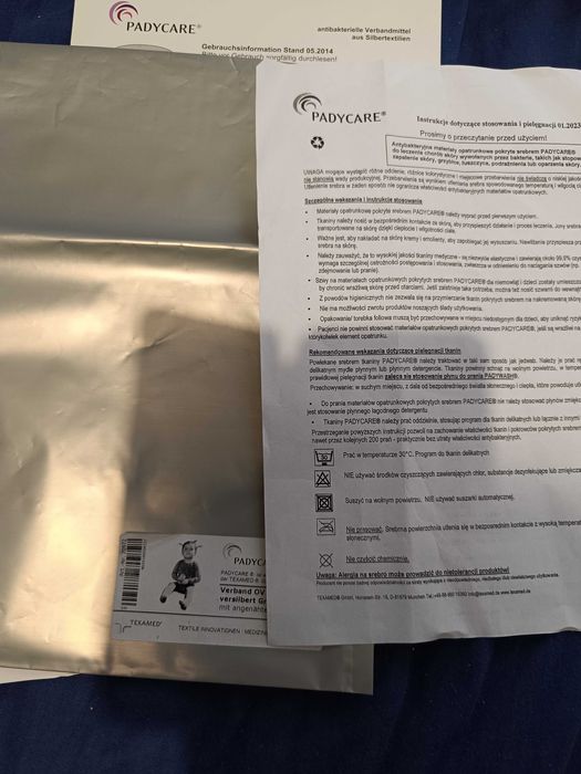 Pajacyk leczniczy na azs PADYCARE pokryty srebrem