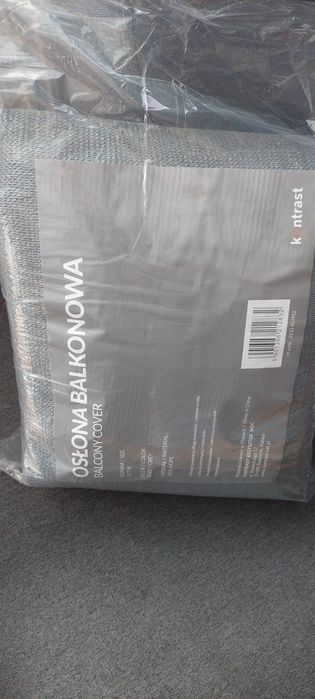 Osłona balkonowa siatka na taras płot mata maskującą 1mx7m okazja