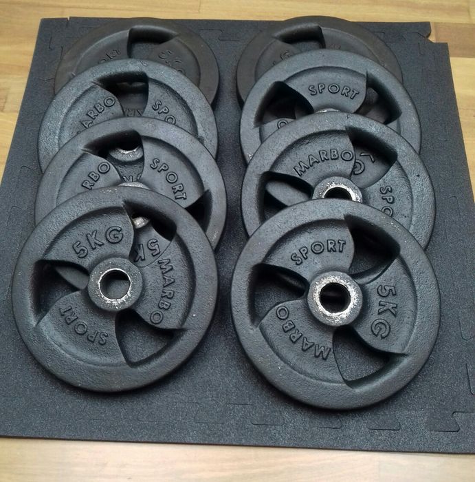 Obciążenie żeliwne 20kg ( 4 x 5kg ) Marbo Sport