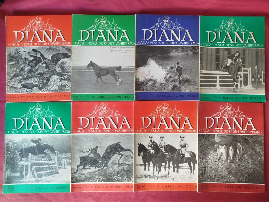 Revista DIANA Caça, Pesca Desportiva e Hipismo (44 Revistas Antigas)