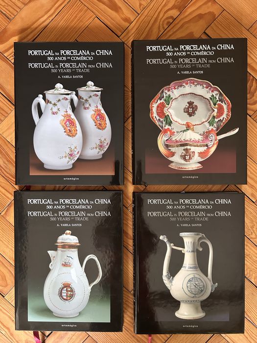 Coleção Completa – Portugal na Porcelana da China – 500 Anos de Comércio (4 Volumes)