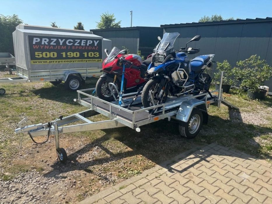 Wynajem wypożyczalnia przyczep i lawet