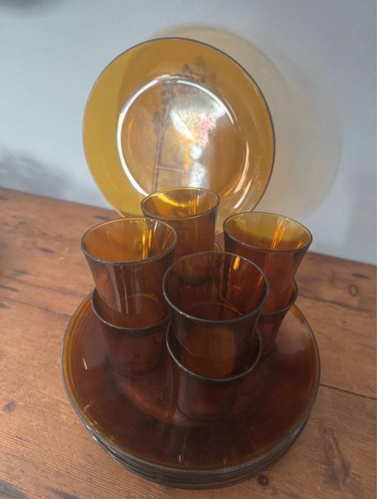 Vintage Conjunto Jantar  16 Peças Duralex