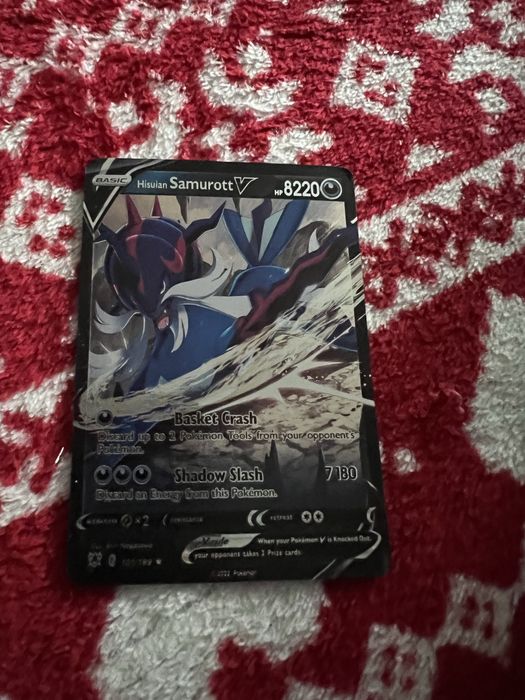 Karta Pokemon - Hisuian Samurott V 101/189