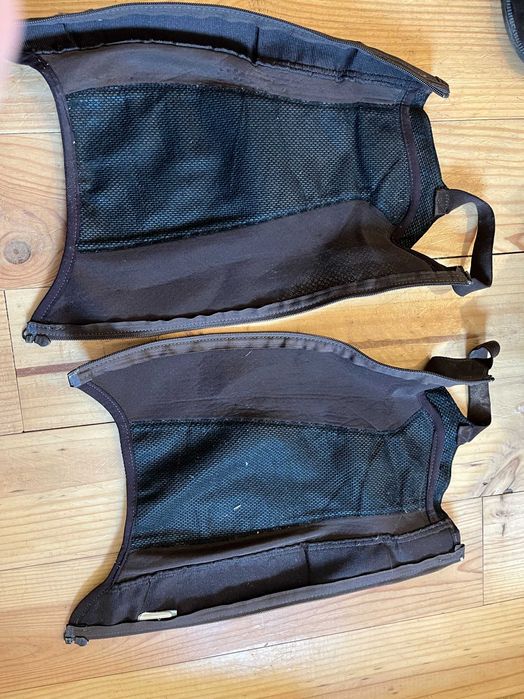 Polainas equitação de couro e tiras laterais elásticas Daslö