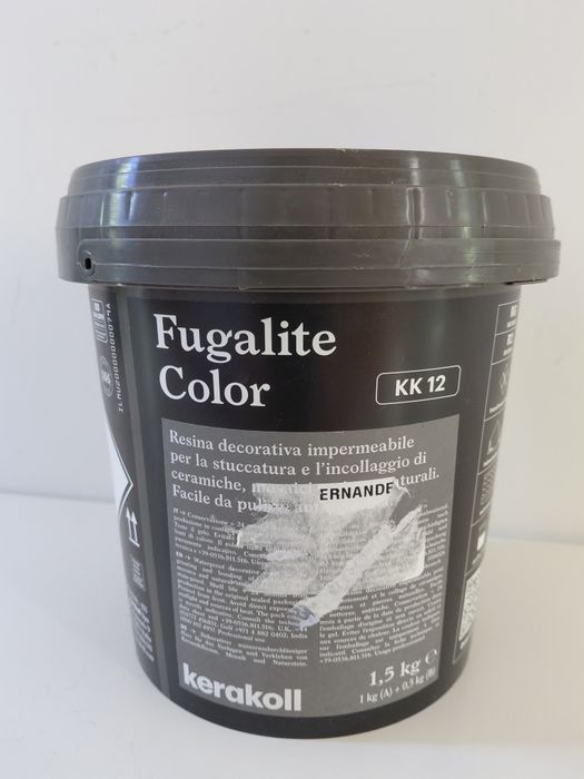 Betume bicomponente Kerakoll FUGALITE COLOR KK 12 1.5 kg preto