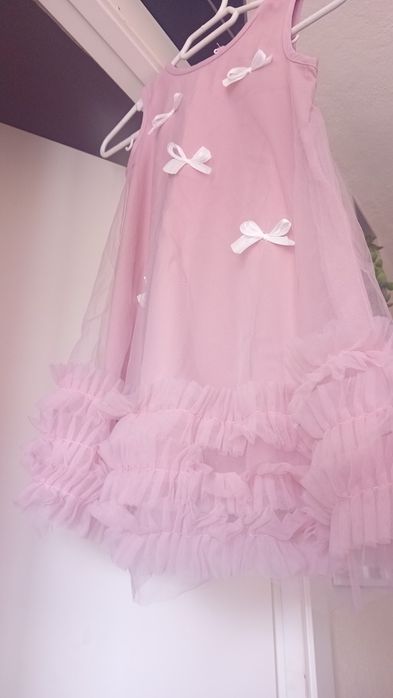Vestido cor de rosa clarinho