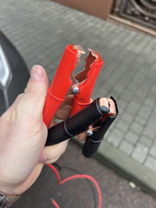 Краби 30А 1м Крокодили зажими для авто для АКБ аккумулятора інвертора