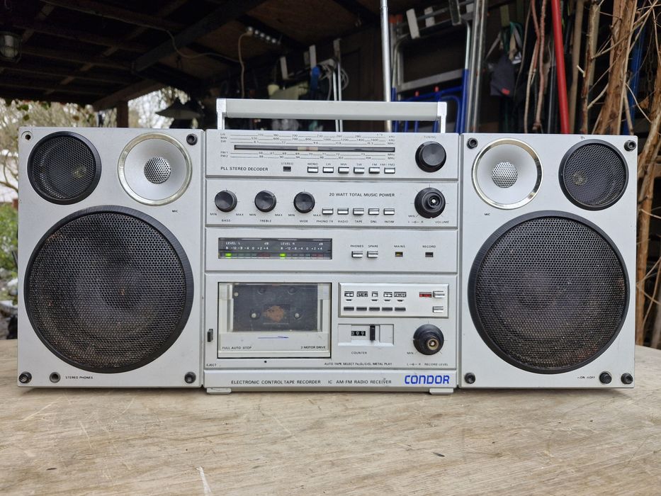 Stary Radiomagnetofon  Condor  PRL