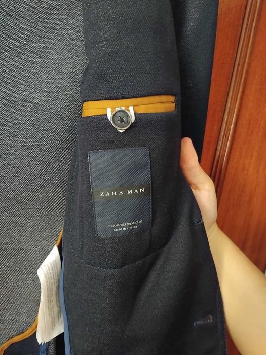 Casaco blazzer homem - tamanho s/m zara