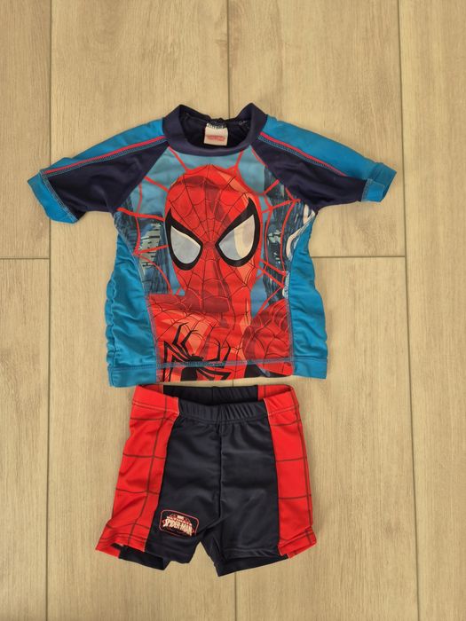 Komplet kąpielowy bluzka spodenki Spider-Man rozm.  86/92