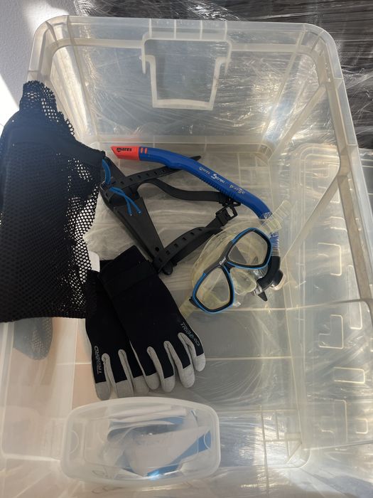 Material mergulho - varias peças