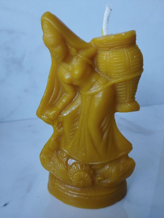 Свічки з бджолиного воску, ручної роботи