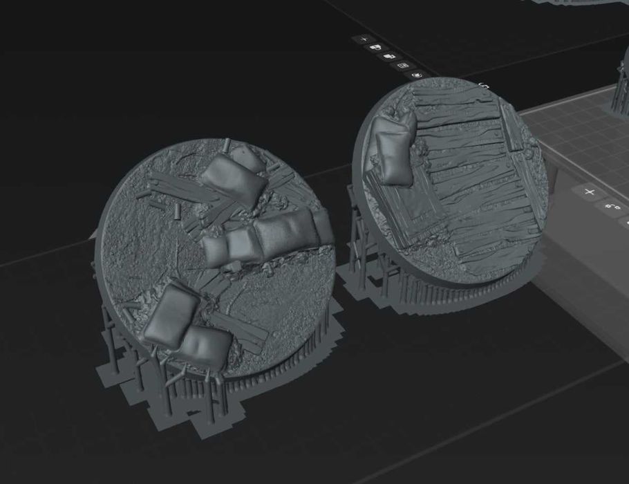 Podstawki pod figurki – Trench Crusade, 40 k, D&D
