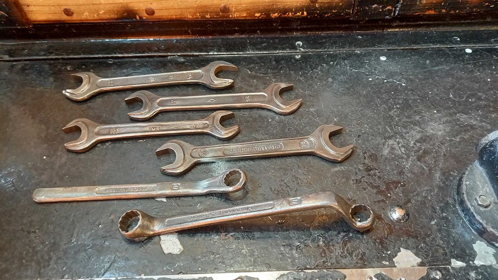 Ключи рожковые,накидные,свечные,карданный,балонные СССР