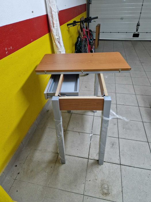 Mesa de cozinha formato abertura em livro