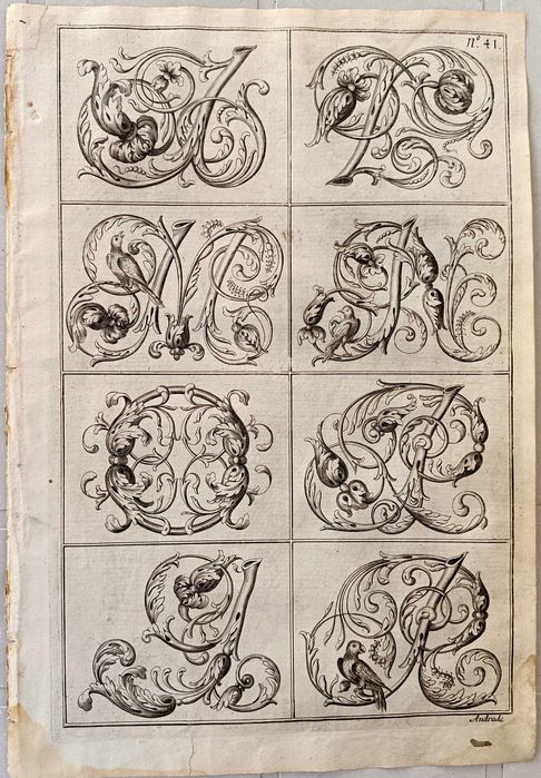 Nova Escola para aprender a ler escrever e contar – 1722 – Abecedários em 2/3 folhas