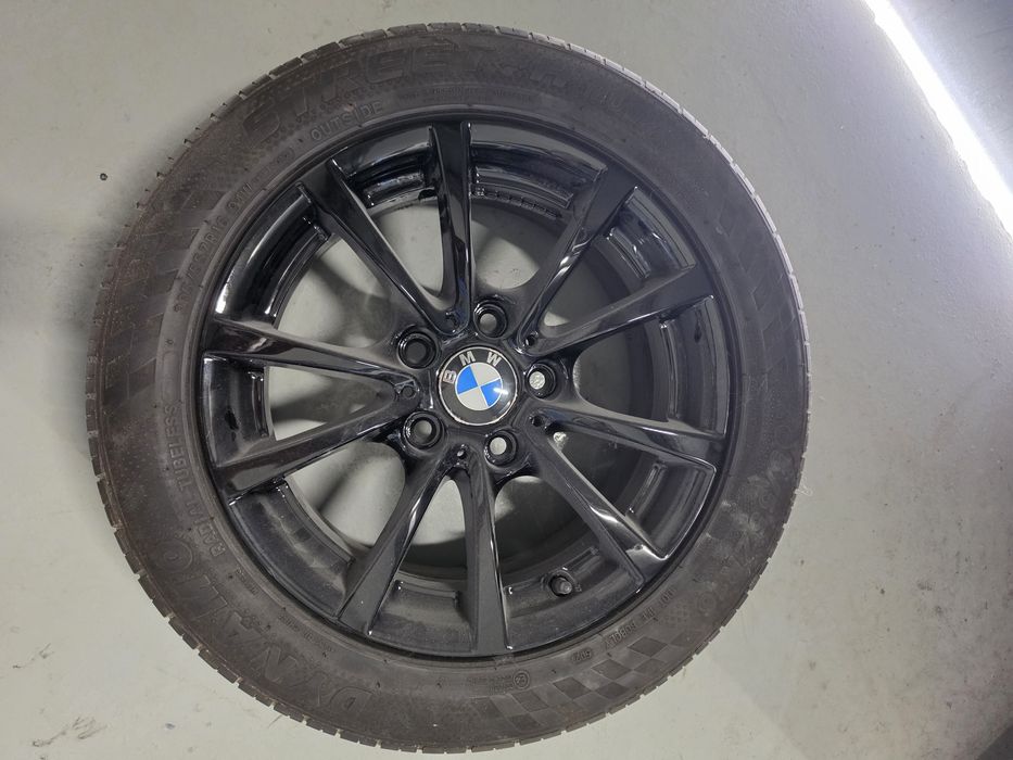 4 jantes pretas bmw 16 com pneus 205/55 zr16