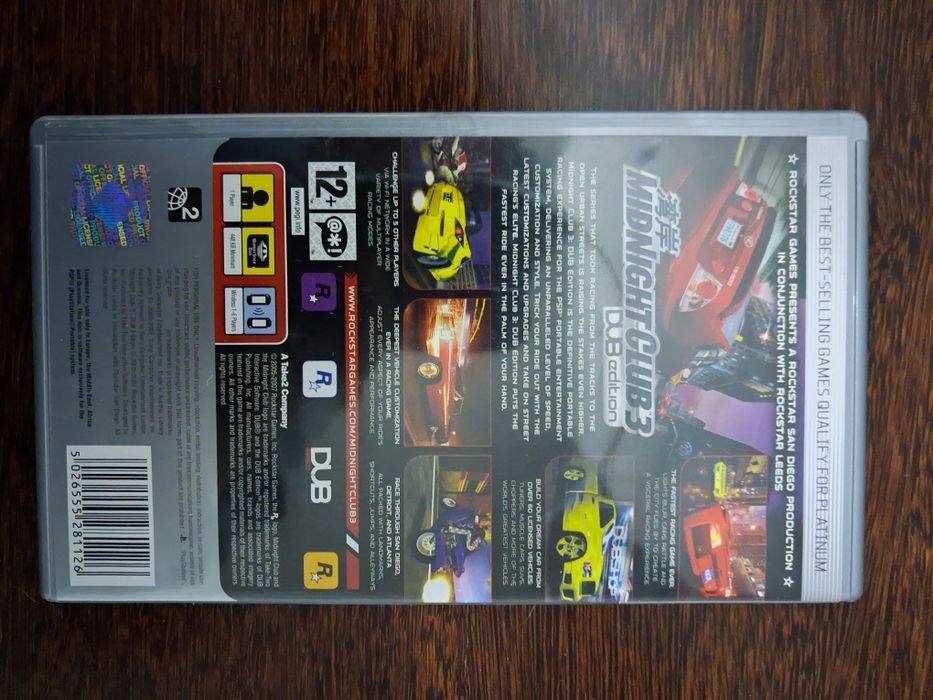 Midnight Club Dub Edition Psp Platinum