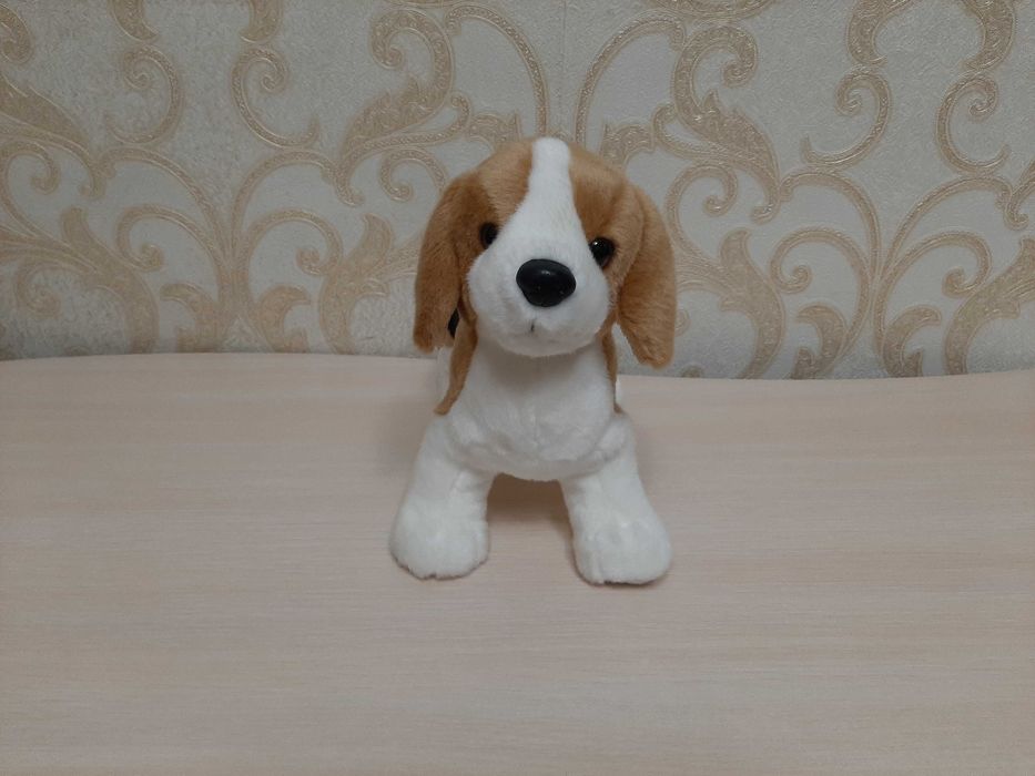 Качественная мягкая игрушка собака щенок бигль hermann teddy collection германия