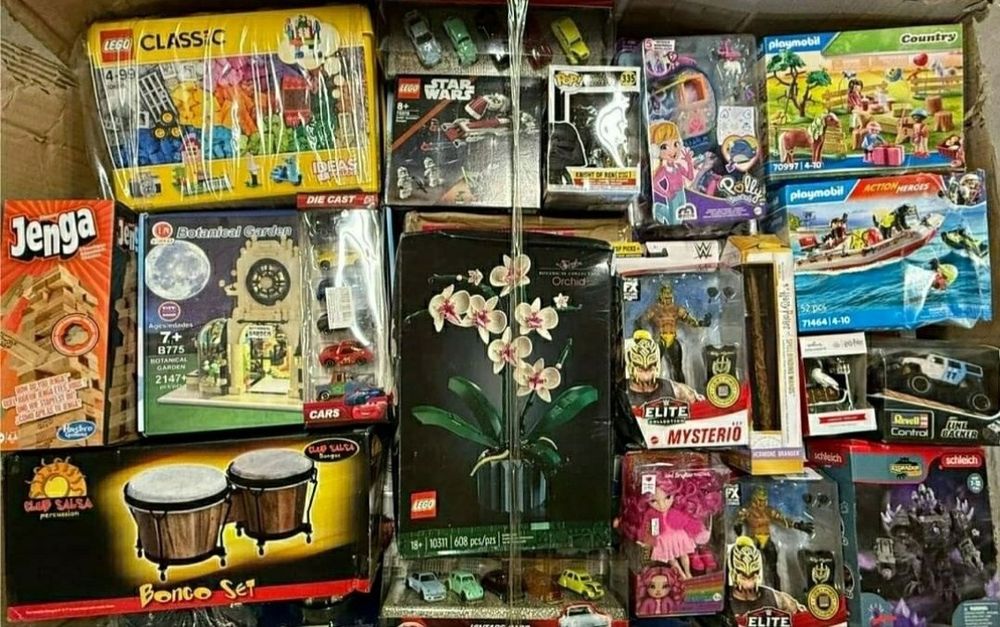 Karton Zabawk Mix 100PLN Nowe LEGO Barbie Hobbit Star Wars Pokemon