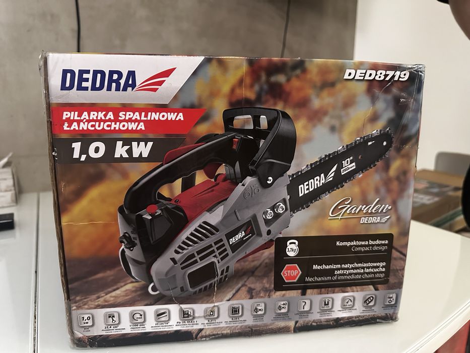 Mini pilarka spalinowa łańcuchowa DEDRA DED8719 1.0kW NOWA
