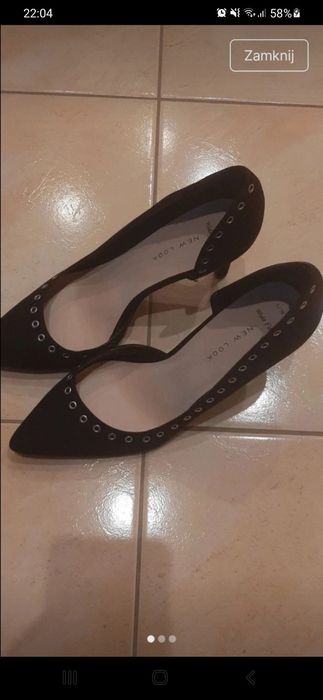 Buty na obcasie w idealnym stanie