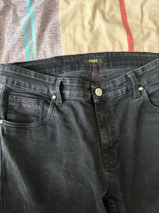 Slim Fit jeans Fendi monster eyes