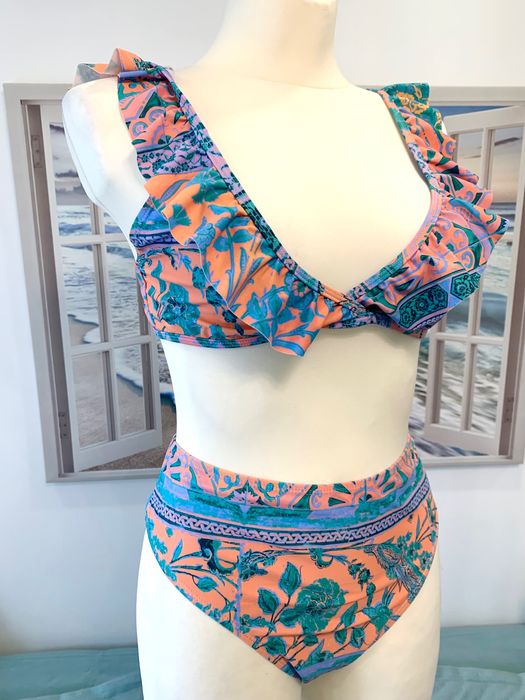 Dwuczęściowy strój kąpielowy falbanka Warehouse EUR 42/44 UK16