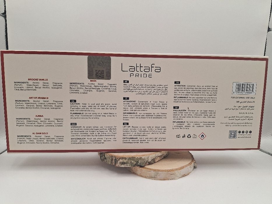 Zestaw Lattafa Pride Collection No.4 to mała orientalna perfumeria